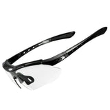 Rockbros 10143 fotokromiske UV400 cykelbriller - sort