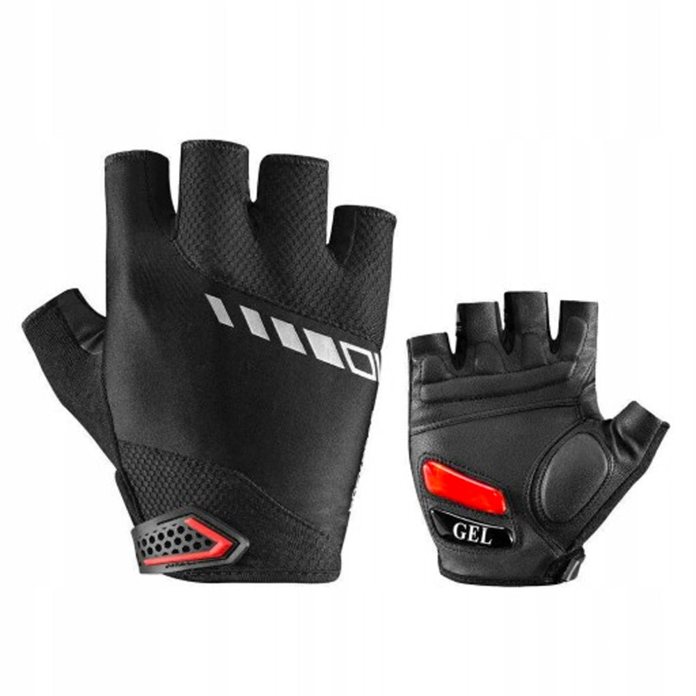 Rockbros S143-BK XL cykelhandsker med gelindlæg - sort