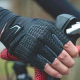 Rockbros S169BGR XXL cykelhandsker med gelindlæg - grå