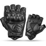 Rockbros 16220006003 L læder motorcykelhandsker - sort