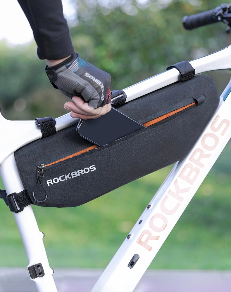Rockbros AS-043 cykeltaske med velcro 3l - sort