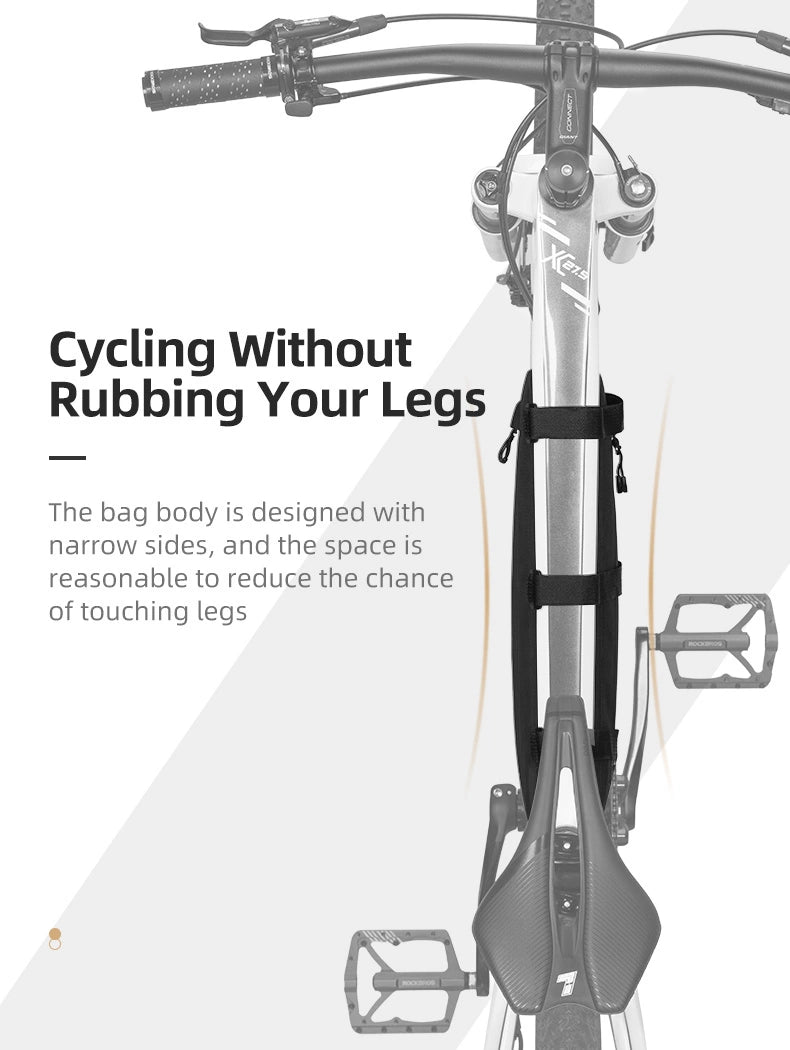 Rockbros AS-043 cykeltaske med velcro 3l - sort