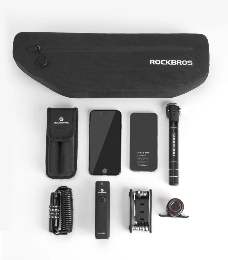 Rockbros AS-043 cykeltaske med velcro 3l - sort