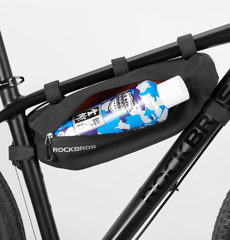 Rockbros AS-043 cykeltaske med velcro 3l - sort