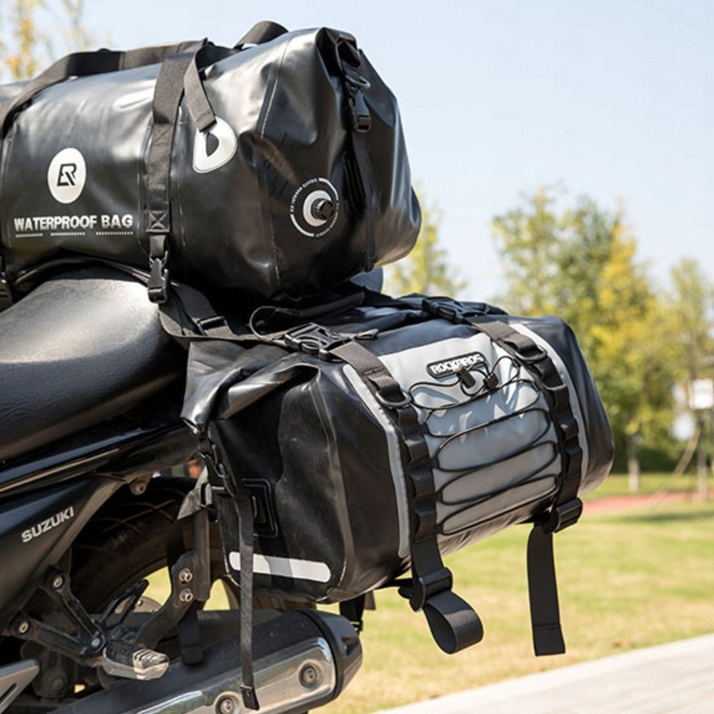 Rockbros AS-010BGR motorcycle bag, waterproof - gray