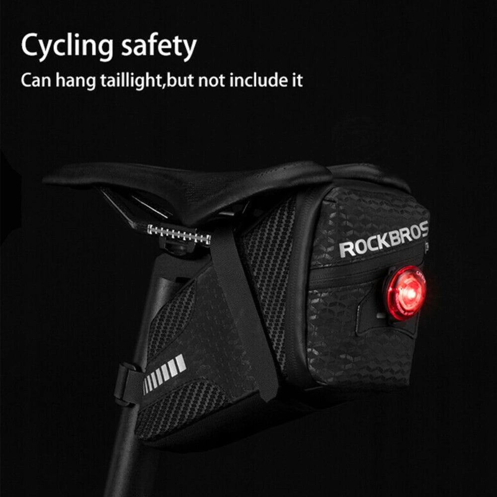 Rockbros C29-BK vandtæt cykeltaske under sadlen - sort