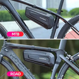 Rockbros B67 waterproof frame bike bag - black