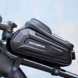 Rockbros B68-1 cykeltaske med telefonlomme, 1.7l, sort