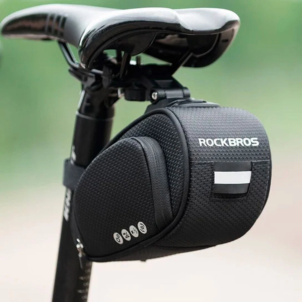 Rockbros C40 cykeltaske under sadlen - sort