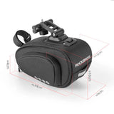 Rockbros C40 cykeltaske under sadlen - sort