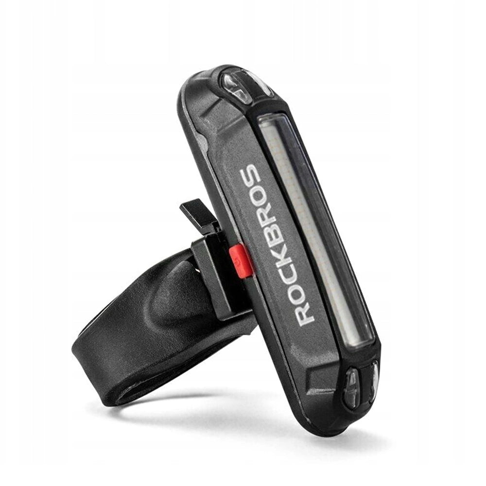 Rockbros A54BK baglys + Micro USB - USB-A-kabel - sort