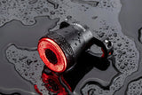 Rockbros Q5 baglys med intelligent stopsystem - sort