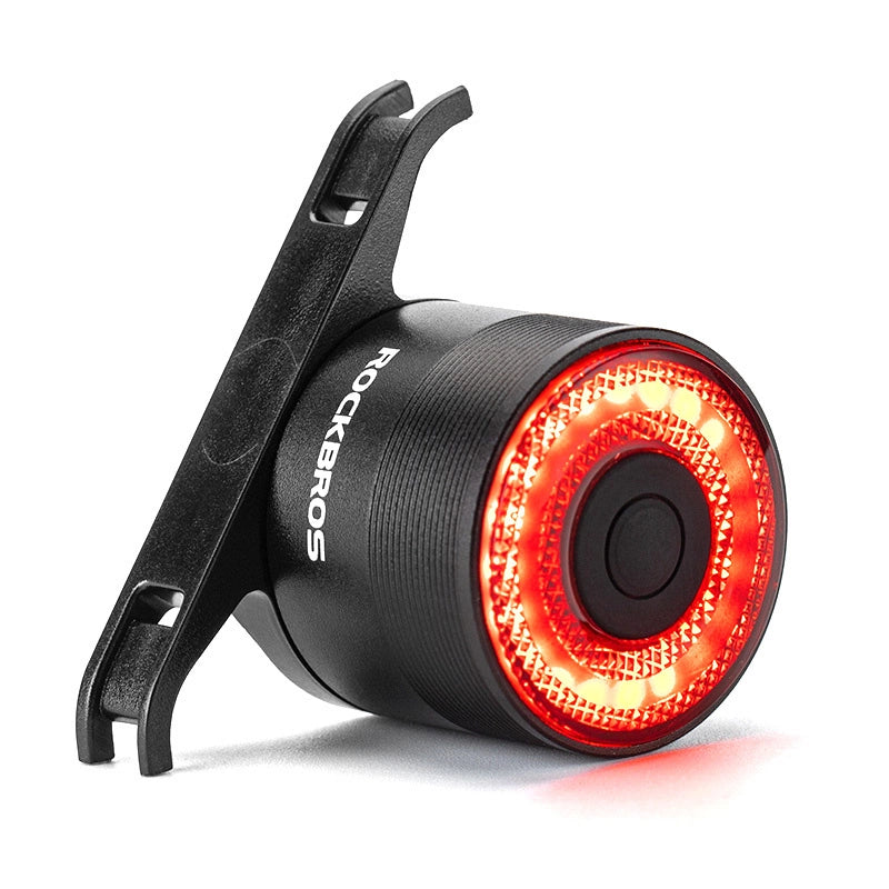 Rockbros Q3 baglys med smart stop system - sort