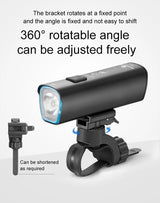Rockbros V9M-1000 forhjulslys 1000lm - sort