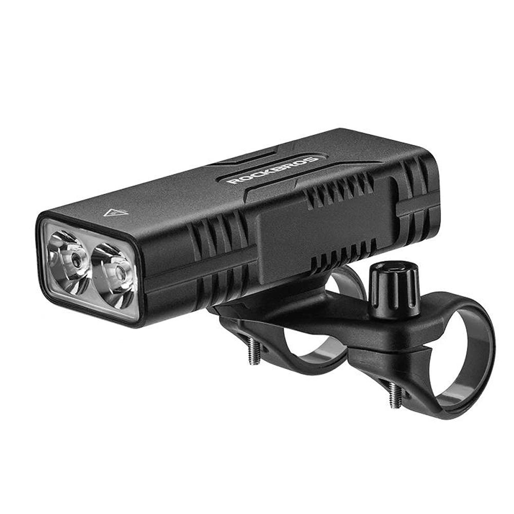 Rockbros 24310002001 cykel lys 850 lm med powerbank funktion + USB-C - USB-A kabel - sort
