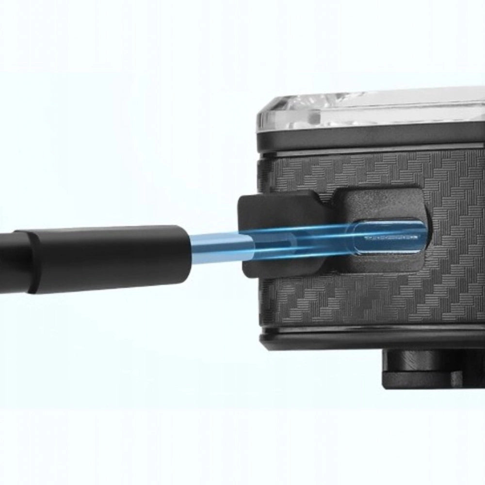 Rockbros Q2S LED-baglys med smart stop-system + USB-C - USB-A-kabel - sort