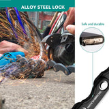 Rockbros WD795 foldbar cykellås - sort