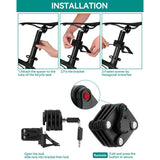 Rockbros WD795 foldbar cykellås - sort