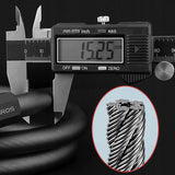 Rockbros RKS507-1BK bicycle lock with combination 1.8 m - black