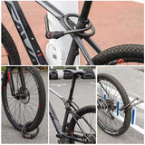 Rockbros RKS507-1BK bicycle lock with combination 1.8 m - black