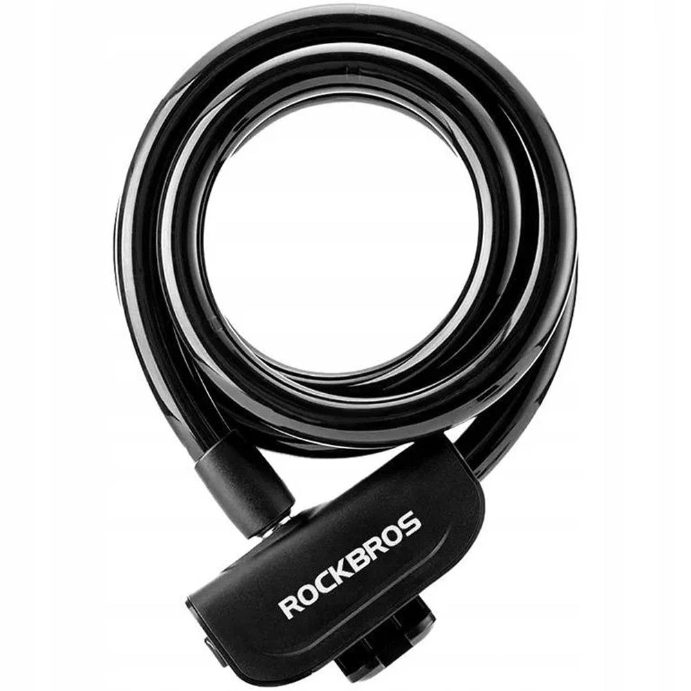 Rockbros RKS515-BK cykellås med 1,1 m nøgle - sort