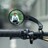 Rockbros 26210001003 rear-view left bicycle mirror - black