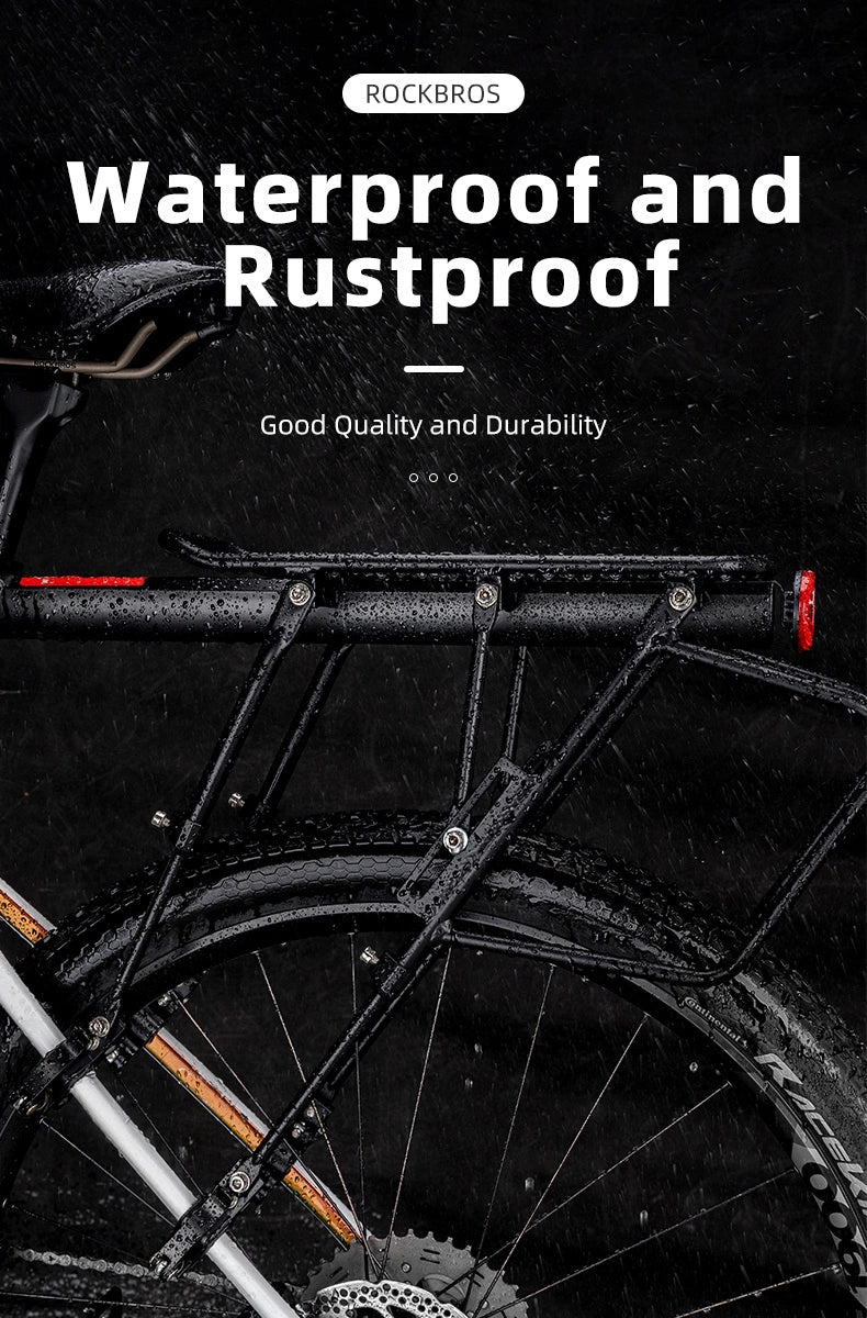 Rockbros 33210004001 cykelstativ med hylde - sort
