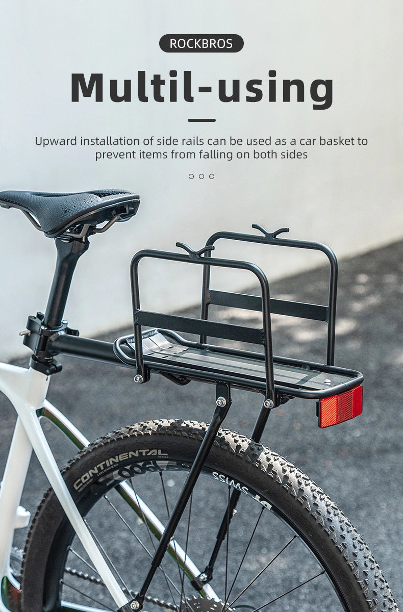 Rockbros 33210004001 cykelstativ med hylde - sort
