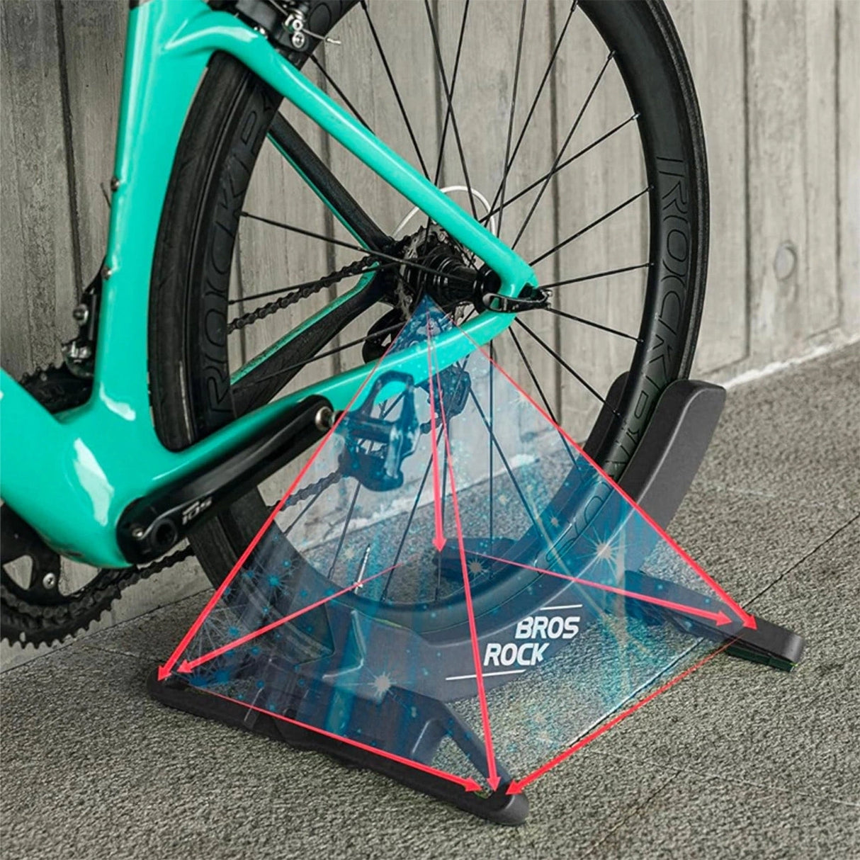 Rockbros 27210013001 cykelstativ - sort