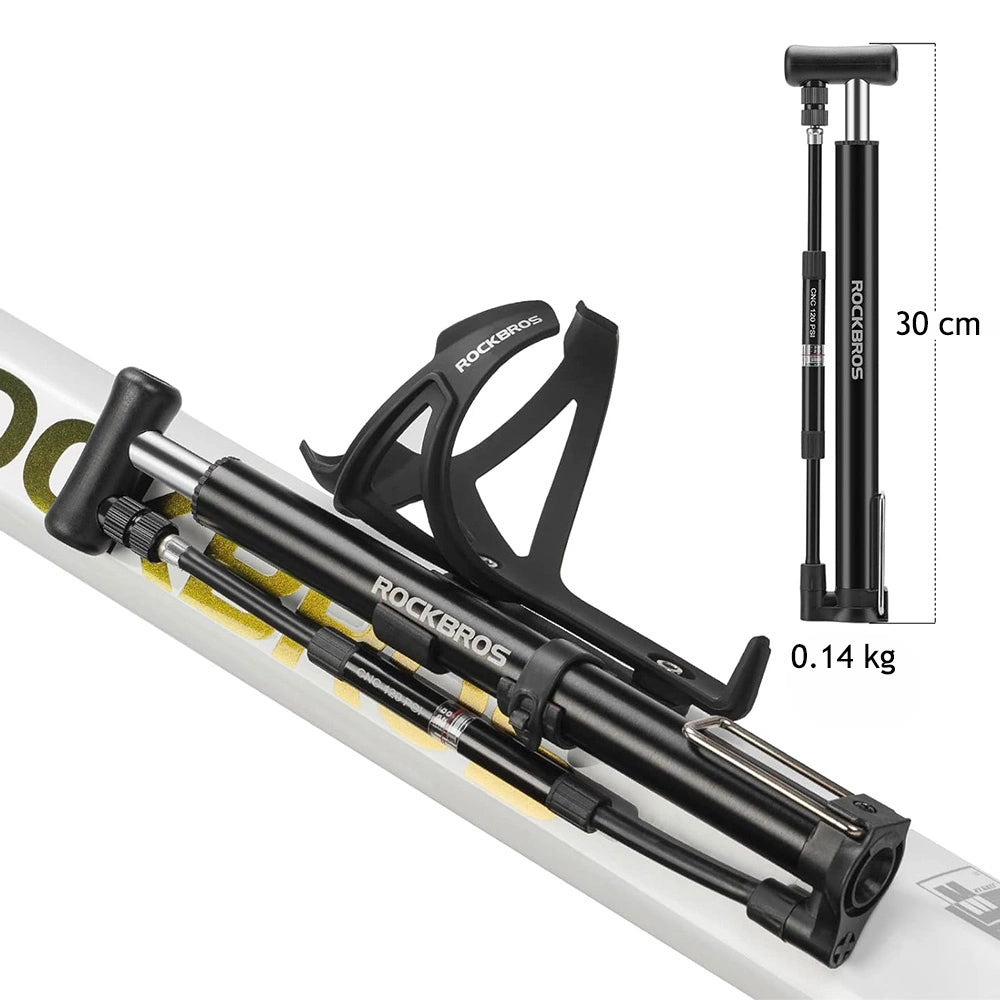 Rockbros 42322821001 gulvcykelpumpe - sort