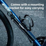 Rockbros 42310006001 cykelpumpe med trykmåler - sort