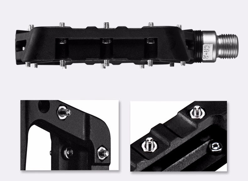 Rockbros 2017-12CBK Nylon cykelpedal sæt - sort