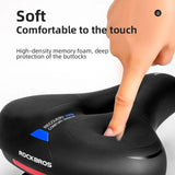 Rockbros AQ-6090B bicycle saddle - black and blue