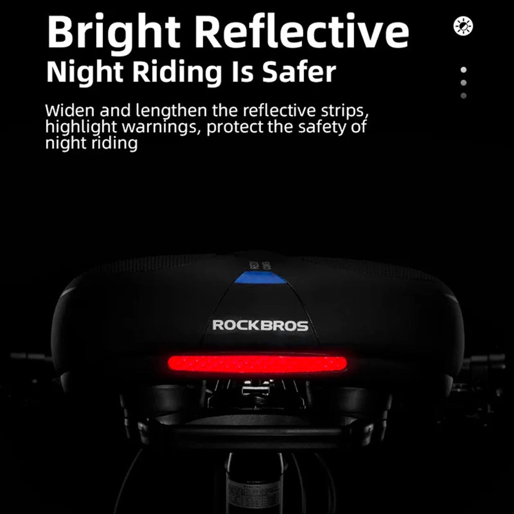 Rockbros AQ-6090B cykelsæde - sort og blå