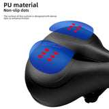 Rockbros AQ-6090R bicycle saddle - black and red