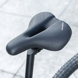 Rockbros 38218916002 MTB cykel sadel + lampe - sort