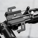Rockbros 699-BK Aluminium Alloy Bike Phone Holder - sort