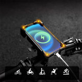 Rockbros 25210030001 Hjultelefonholder til cykel - sort
