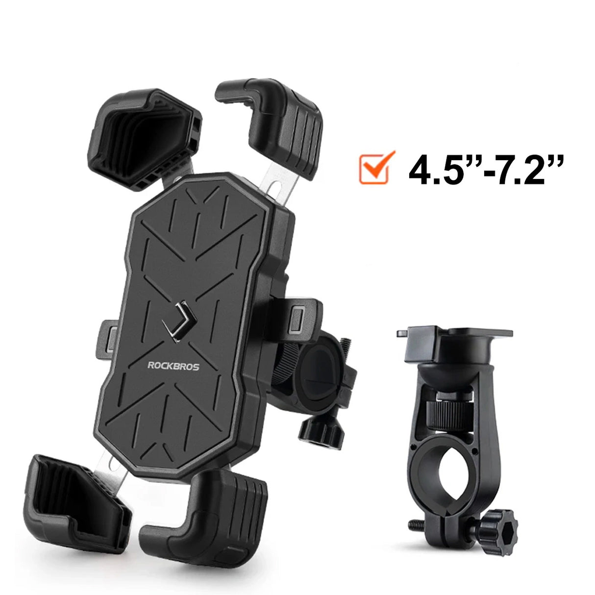 Rockbros 25210030001 Hjultelefonholder til cykel - sort