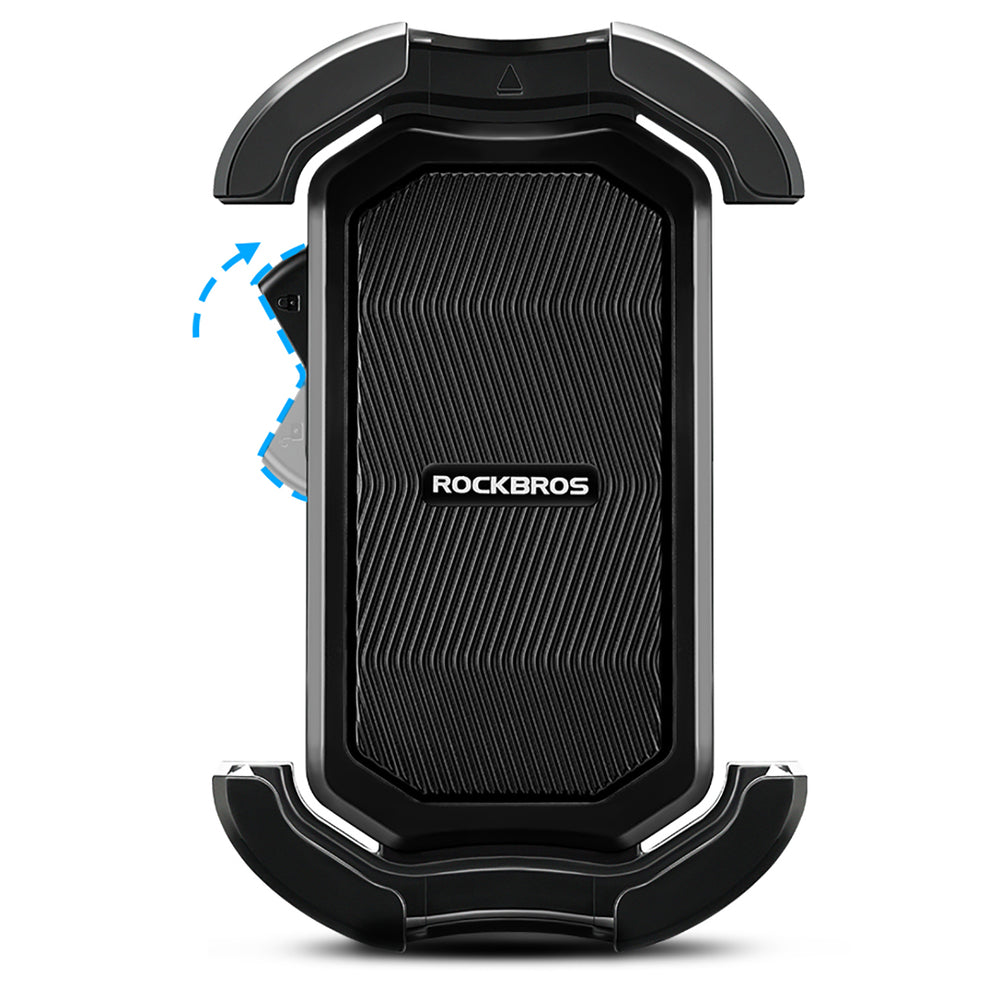 Rockbros 25210032005 Motorcycle Phone Holder for Mirror - Black