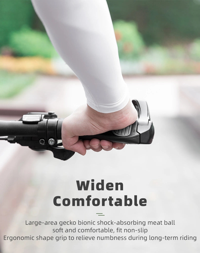 Rockbros BT1007W Cykelholder med horn - hvid