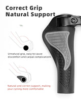 Rockbros BT1007W Cykelholder med horn - hvid