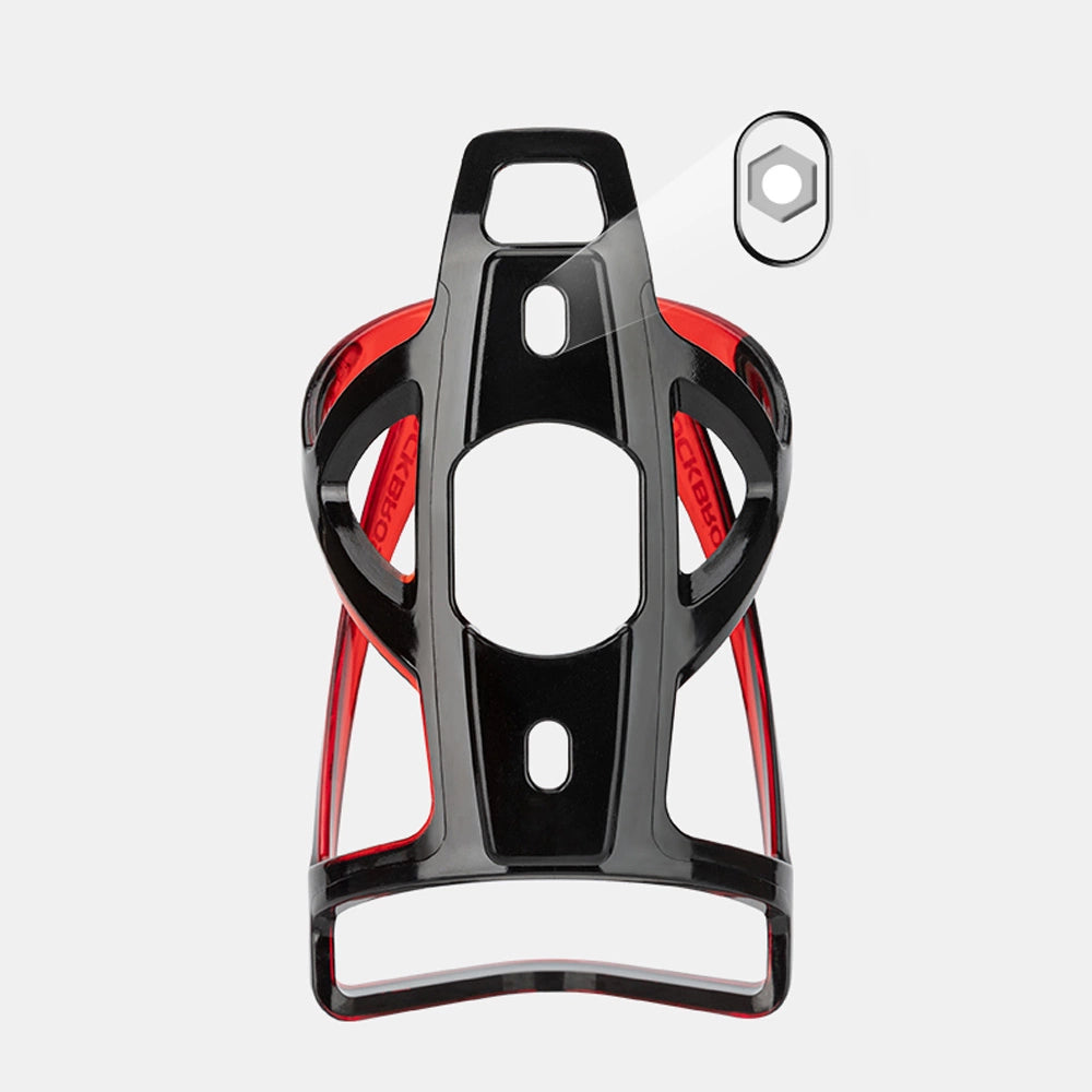 Rockbros FK338 Hjulflaskeholder - sort og rød