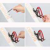 Rockbros FK338 Bike Bottle Holder - Black and Red