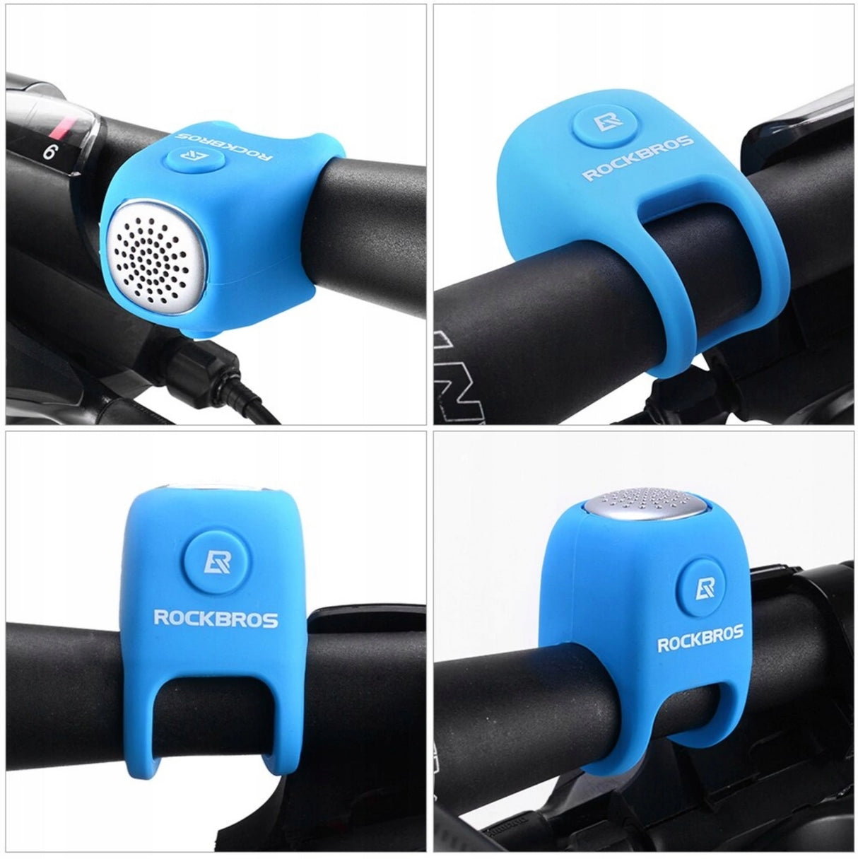 Rockbros CB1709BU elektronisk cykelklokke - blå
