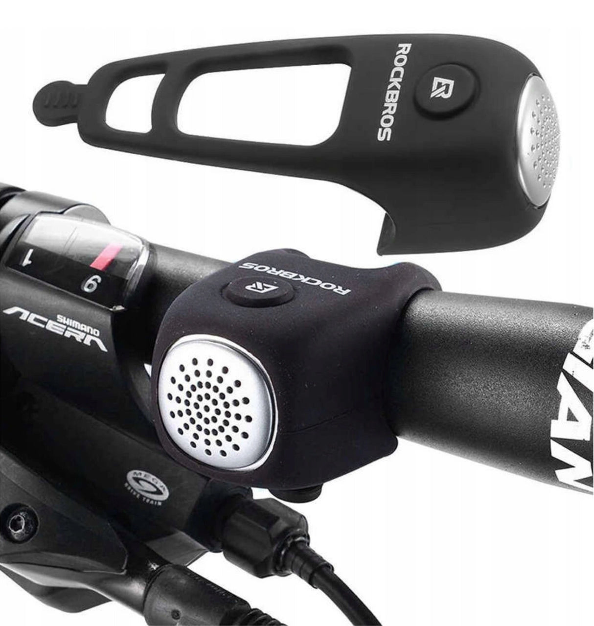 Rockbros CB1709BK elektronisk cykelklokke - sort