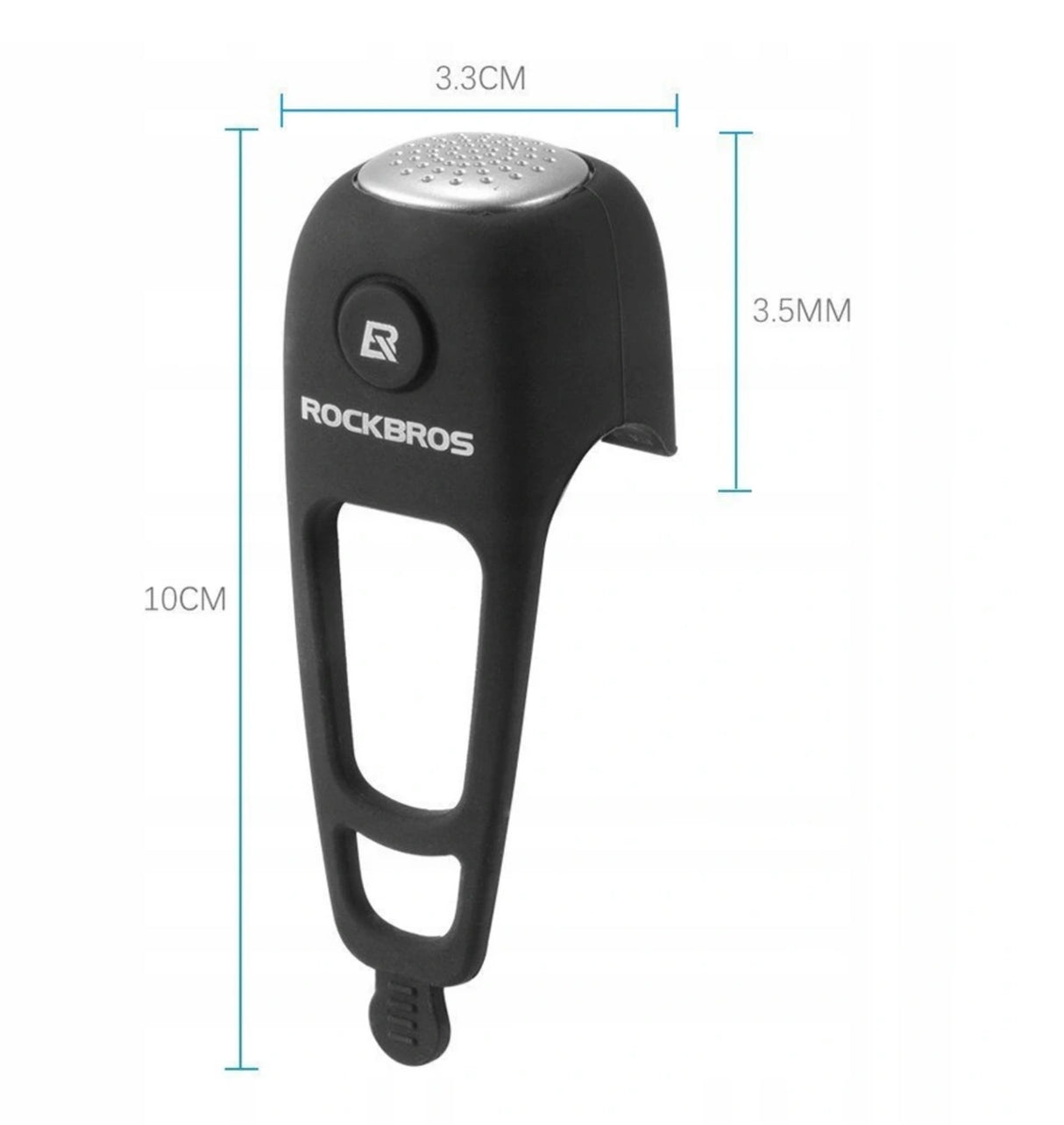 Rockbros CB1709BK elektronisk cykelklokke - sort