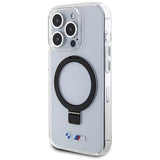 BMW Ring Stand M Collection MagSafe-hylster til iPhone 15 Pro Max - gennemsigtigt