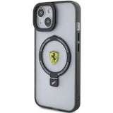Ferrari Ring Stand 2023 Collection MagSafe Case til iPhone 15 Plus / 14 Plus - sort