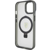 Ferrari Ring Stand 2023 Collection MagSafe Case til iPhone 15 Plus / 14 Plus - sort